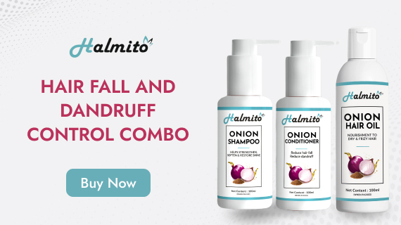 Halmito Onion Shampoo + Halmito Onion Conditioner + Halmito Onion Oil Combo